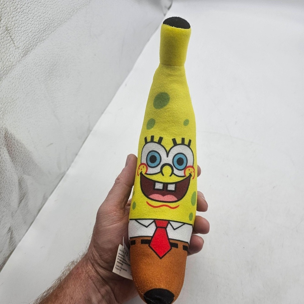 Good Stuff SpongeBob SquarePants Banana Plush Stuffed Toy Small Yellow Washable